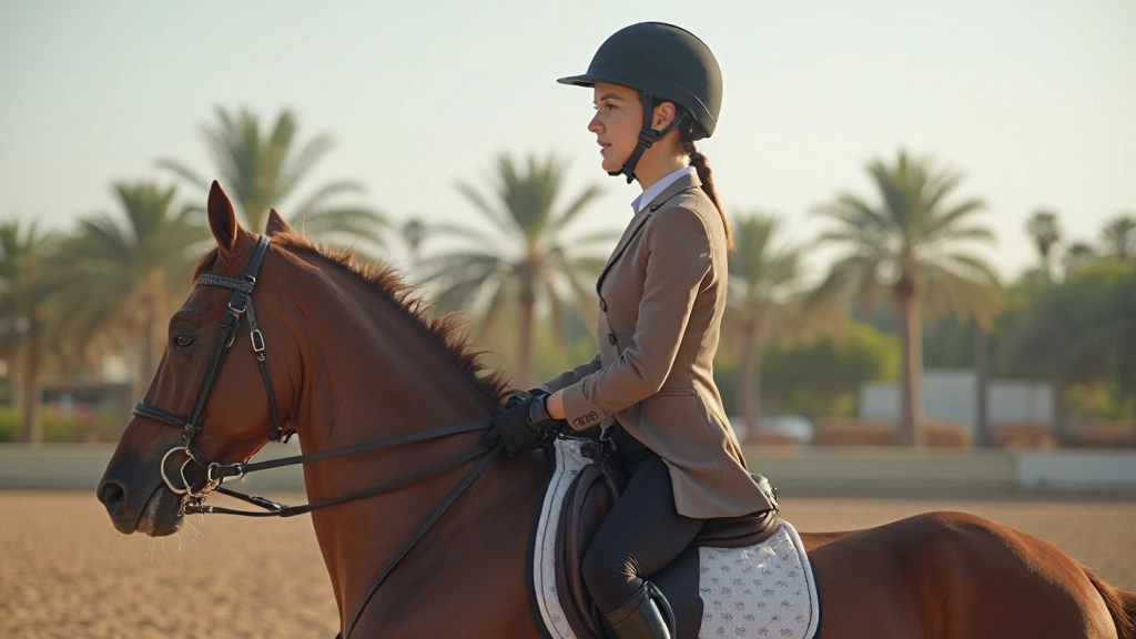 رسم توضيحي للمحاذاة الصحيحة لجسم الفارس على الحصان يظهر الخط المستقيم من الأذن إلى الكعب